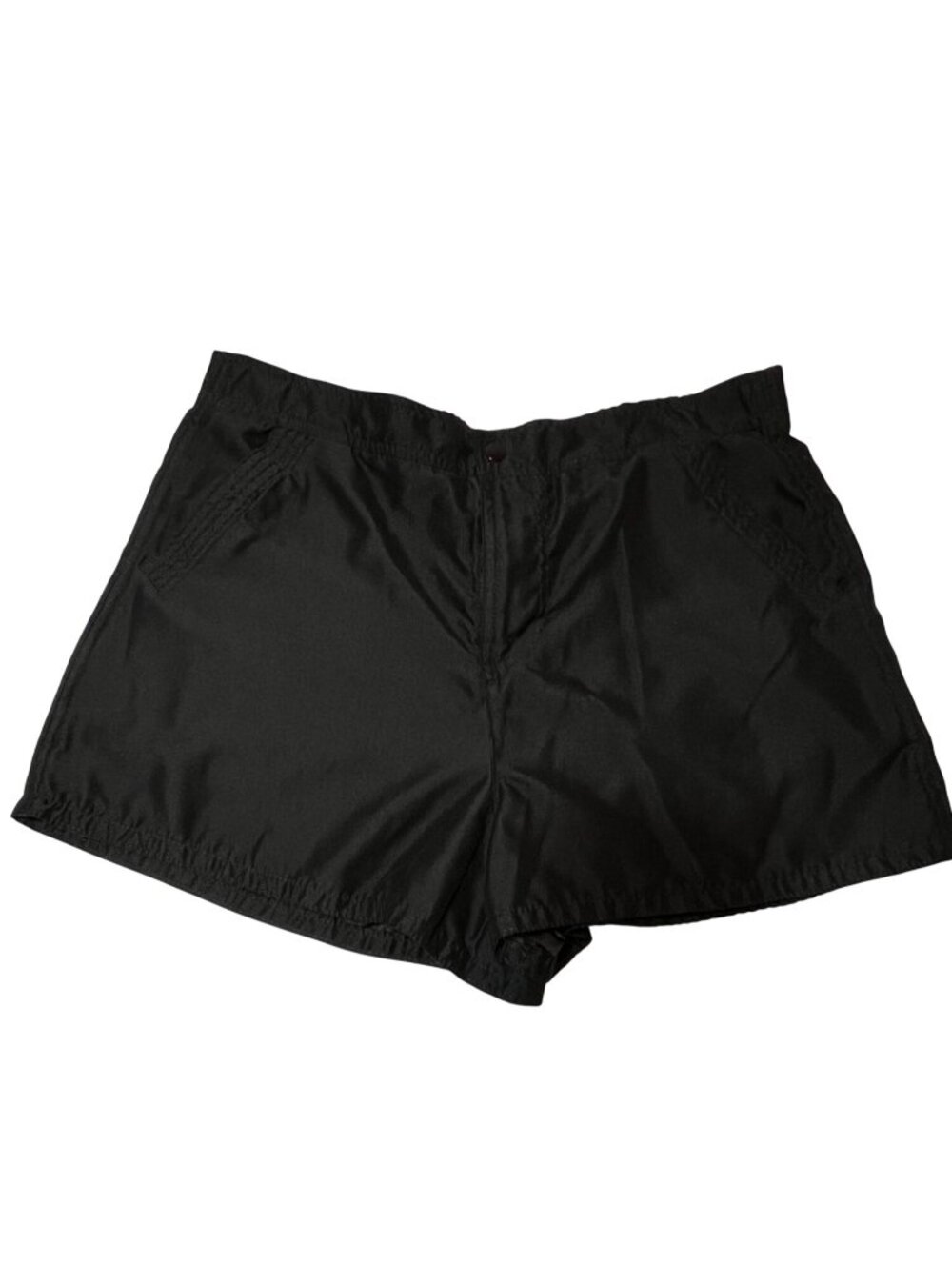 Croft & Barrow Women Black Swim Short Size 10  built-in liner Athletic Polyester